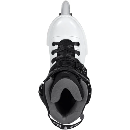 Роликовые коньки Раздвижные ролики Powerslide Next Black White 100, 46,0-47,0 (908367): Подшипник ABEC 9