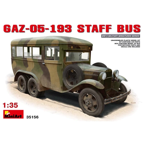 Збірна модель MiniArt Штабний автобус ГАЗ-05-193 (MA35156)