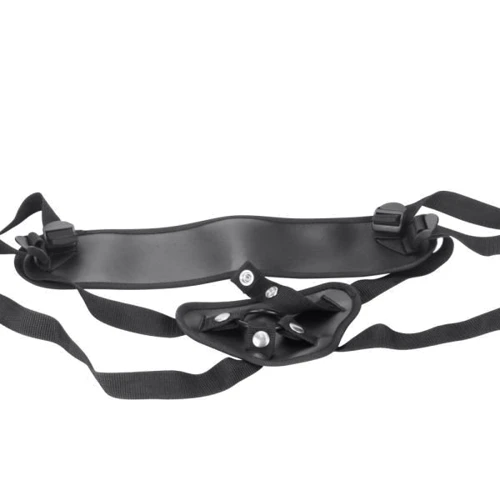 Трусики для страпона Lovetoy Orgazm Cozy Harness Series + 4 кольца, Black