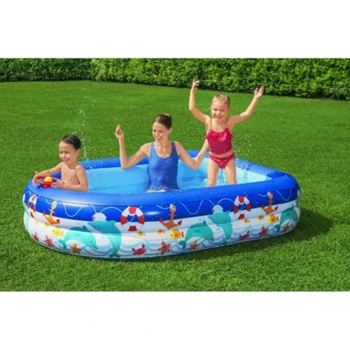 Басейн сімейний Bestway 213-155-132 см 54370 фото 3