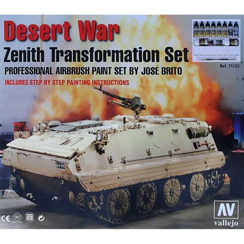Комплект фарб Vallejo Model Air Desert war Transformation 8 шт. (VLJ71153): Виробник Vallejo