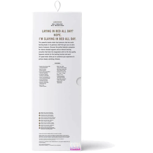 Силиконовый вибратор кролик Cosmopolitan Luminous Rabbit Vibrator