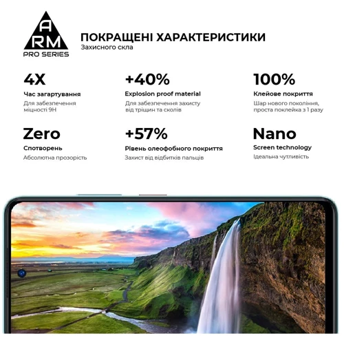 Аксессуар для смартфона ArmorStandart Tempered Glass Pro Black for ZTE Blade A75 4G (ARM78905) фото 5
