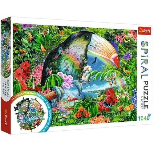 Пазлы Trefl SPIRAL Тропический мир коллаж 1040 эл. (40014)