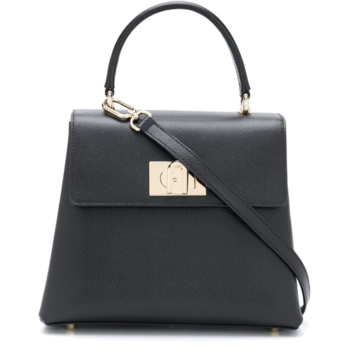 Женская сумка-сэтчел Furla 1927 S Top Handle Bakpaco черная (BAKPACOARE000O6000)