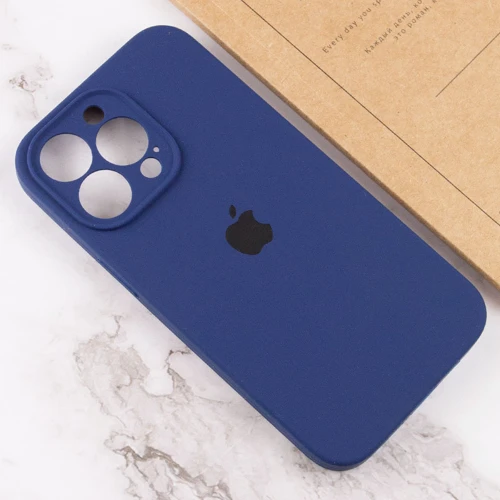 Чехол для iPhone Mobile Case Silicone Case Full Camera Protective Deep Navy for iPhone 15 Pro Max: Тип чехла накладка на заднюю часть