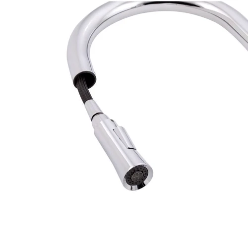 Смеситель для кухни Qtap Evicka 9135103UC с выдвижным изливом: Тип излива выдвигающийся излив