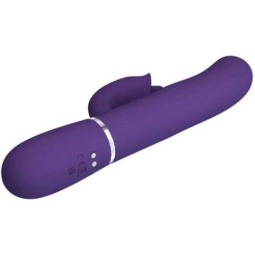 Пульсатор с клиторальным стимулятором LYBAILE Pretty Love Gigi Dark Purple (BW-500035-2)