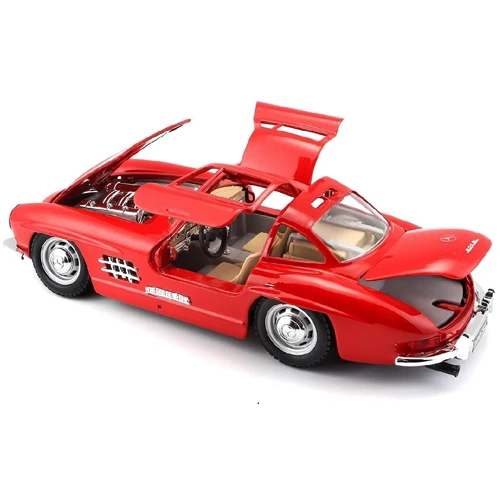 Автомодель  Bburago MERCEDES-BENZ 300 SL (1954) (ассорти красный, серебристый, 1:24) (18-22023)