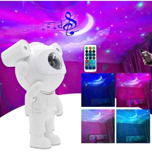 Детский ночник с Bluetooth проектор звездного неба Астронавт Sky Star Astronaut фото 8