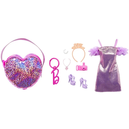Модная сумочка Barbie с аксессуарами в ассортименте (HJT42): Тип Одежда