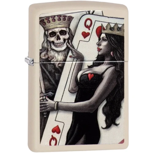 Запальничка Zippo Skull King Queen Beauty 49942 фото 5