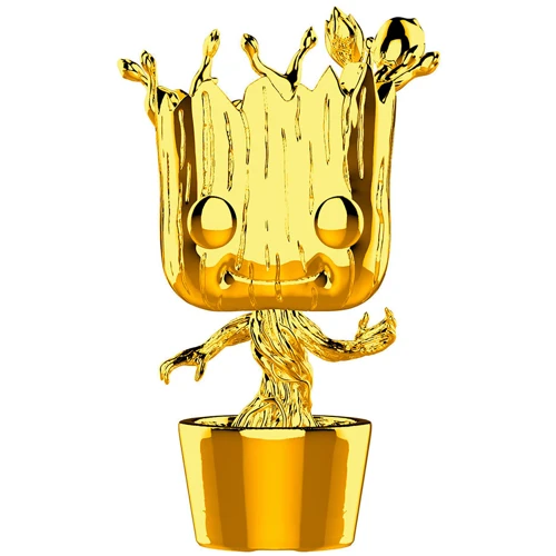 Игровая фигурка FUNKO POP! серии "Золотой хром" - ГРУТ