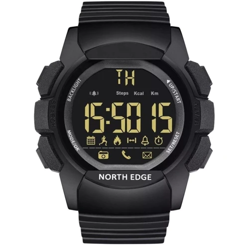 Наручные часы NORTH EDGE AK black (36732): Водонепроницаемость 10 ATM