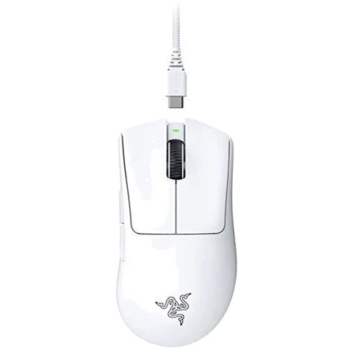 Мышь Razer DeathAdder V3 Pro White (RZ01-04630200-R3A1): Интерфейс подключения Wireless, USB