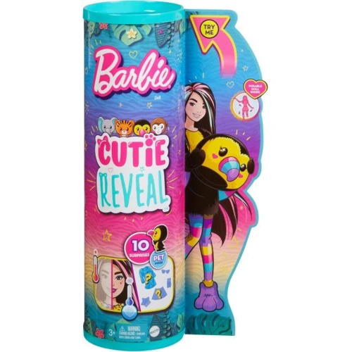 Лялька Barbie Cutie Reveal Друзі з джунглів Reveal Тукан (HKR00)