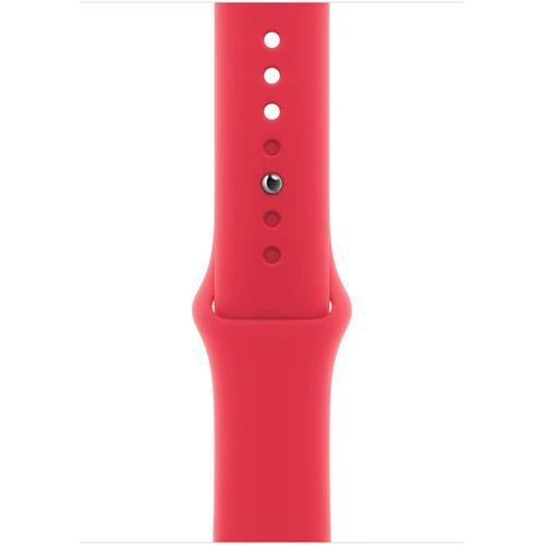 Apple Watch Series 9 45mm GPS (PRODUCT) RED Aluminum Case with (PRODUCT) RED Sport Band - M/L (MRXK3) : Размер 45mm