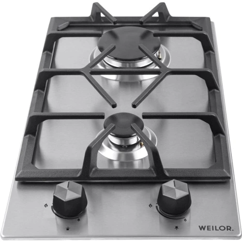 Варочная поверхность газовая Weilor GM 304 SS: Расположение панели спереди