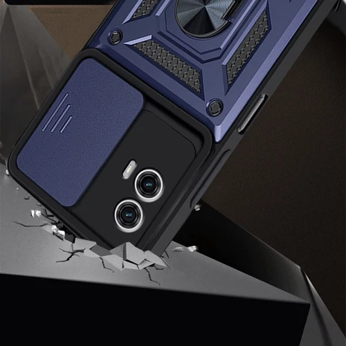 Чохол для телефона BeCover Military Blue для Motorola Moto G35 (713090): Матеріал TPU (термополиуретан) и пластик