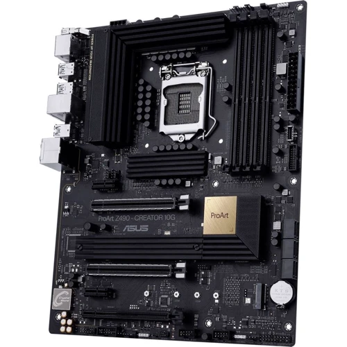 ASUS PROART Z490-CREATOR 10G: Оперативная память 4xDDR4 4800 МГц, до 128 ГБ