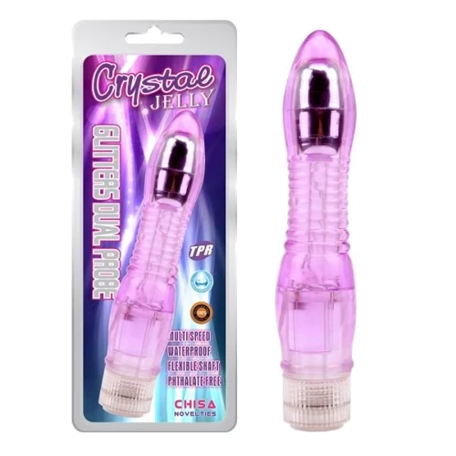 Вибромассажер CHISA Glitters Dual Probe, Purple