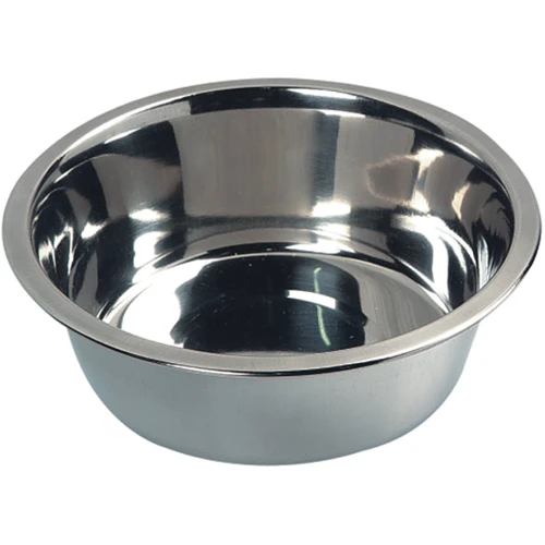 Миска для собак Flamingo Bowl Stainless Steel нержавеющая сталь 4.05 л 29 см диаметр с бортиком 21 см диаметр дна