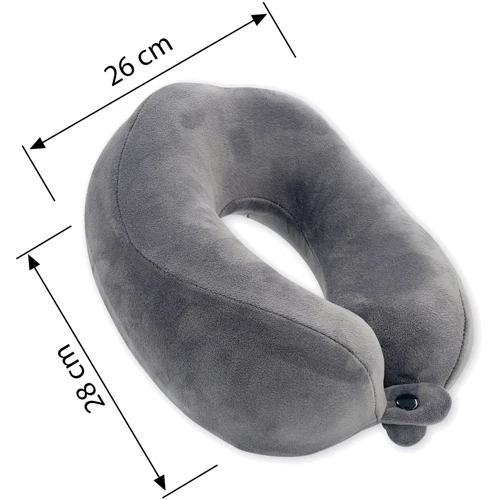 Подушка SoundSleep с пеной мемори 28x30 см темно-серый (653590749387): Размер, см 28x30