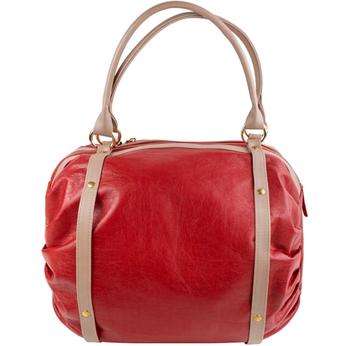 Женская сумка бочонок Laskara красная (LK-10251-red): Страна производитель Чехия
