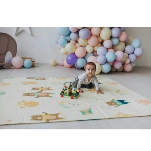 Дитячий килимок двосторонній Bambi Парк та ведмідь MR 0586-1 фото 10