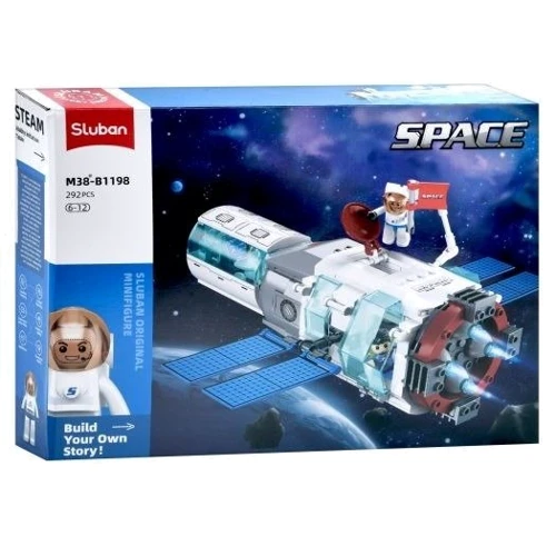 Конструктор Sluban Space космічний корабель 292 деталі (M38-B1198): Кількість деталей, шт. 292