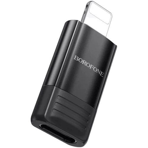 Адаптер Borofone Adapter BV18 Lightning to USB-C Black: Колір черный