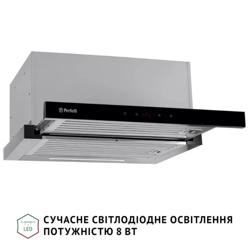 Вытяжка Perfelli ISEO 6PSF INOX: Материал корпуса металл