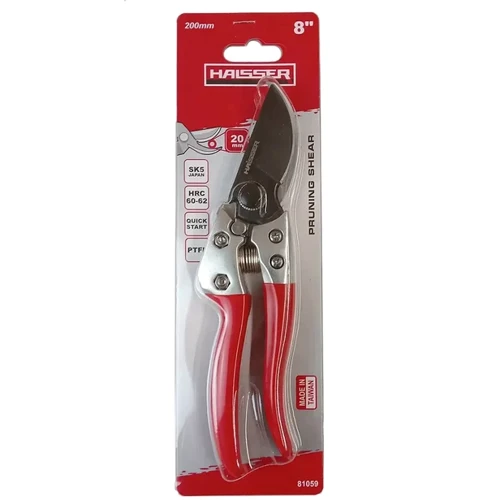 Секатор Haisser 200 мм 81059 (137766): Тип секаторы