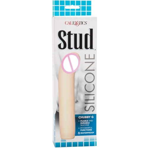 Вибратор для точки G CalExotics Silicone Stud Chubby G, 17,25х3,75 см
