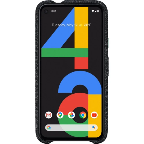 Аксессуар для смартфона Google Official Fabric Black for Google Pixel 4a (GA02056): Материал TPU (термополиуретан) и поликарбонат