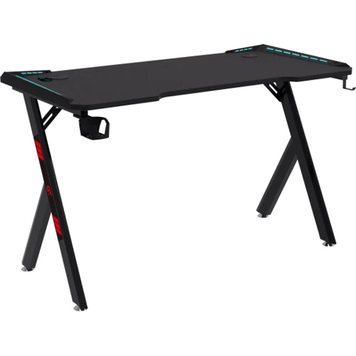 Геймерський стіл GT Racer 120x60x73 см Black (T-1249)