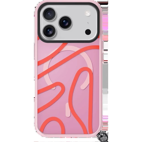 Чохол для iPhone LAUT KEYKO POP MagSafe Pink (L_IP25B_KP_P) для iPhone 17 Pro
