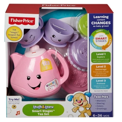 Набор для чаепития Fisher-Price с технологией Smart Stages (CJW59)