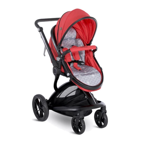 Коляска-трансформер Lorelli LUMINA (red): Ширина шасси 62.5 см