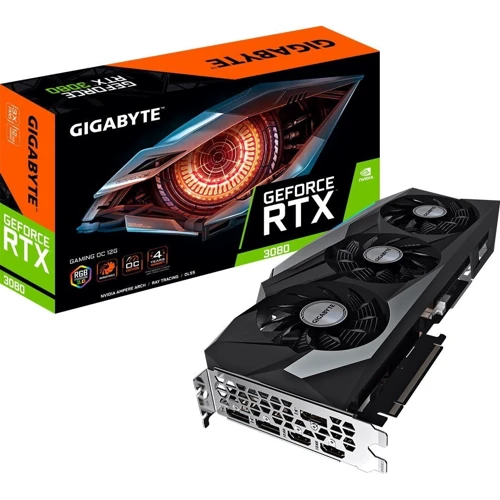 Видеокарта GIGABYTE GeForce RTX 3080 GAMING OC 12G (GV-N3080GAMING OC-12GD): Тип памяти GDDR6X