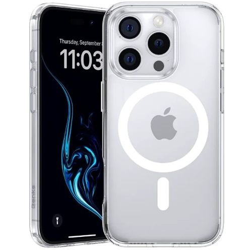 Чохол для iPhone Benks MagClap Lucent Pro Protective Case Transparent для iPhone 16 Pro Max