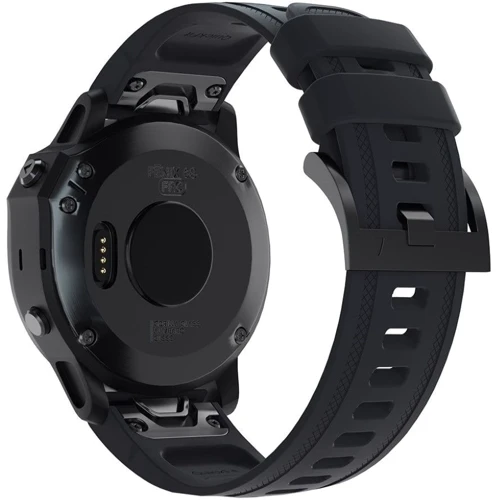 Ремінець Armorstandart Silicone 20mm для Garmin Fenix 5s/6s Black (ARM60799): Колір черный
