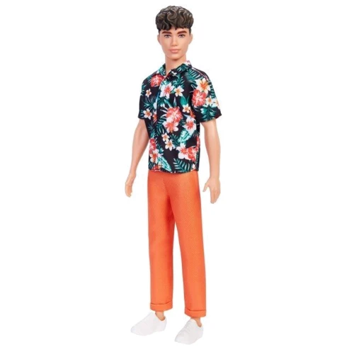Кукла Barbie Кен Модник в рубашке с цветами (HBV24): Высота, см 30