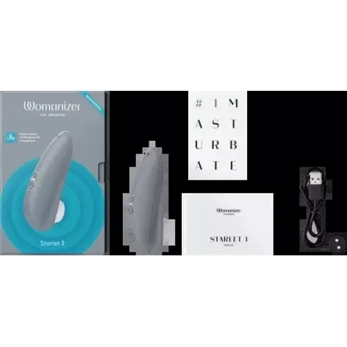 Вакуумный клиторальный стимулятор Womanizer Starlet 3 Gray