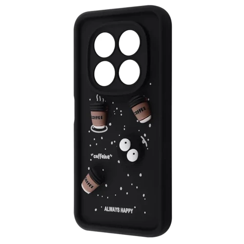 Чохол для телефона Mobile Case Pretty Things Black/Coffee for Xiaomi Redmi Note 14 Pro 5G / Poco X7