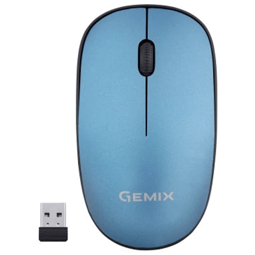 Мышь Gemix GM195 Wireless Blue (GM195Bl): Интерфейс подключения Wireless