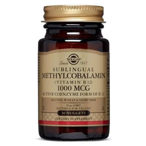 Solgar Sublingual Methylcobalamin (Vitamin B12) 1000 mcg 30 Nuggets