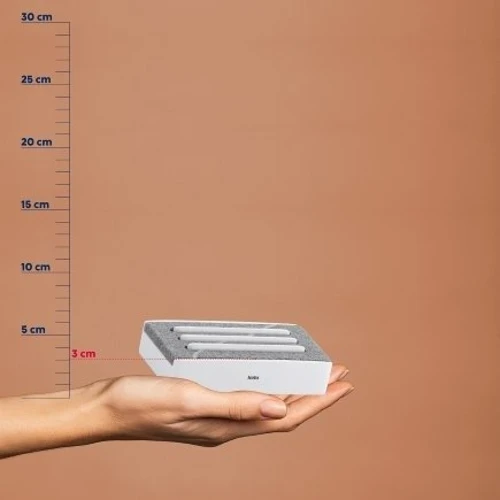 Мильниця KELA Cube білий 12х7х3 см (23691)