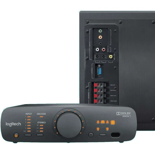 Акустична система Logitech Speaker System Z906 (980-000468): Вихідна потужність сабвуфера 165 Вт
