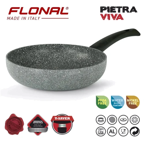 Сковорода Flonal Pietra Viva 30 см (PV8PB3070): Крышка в комплекте нет